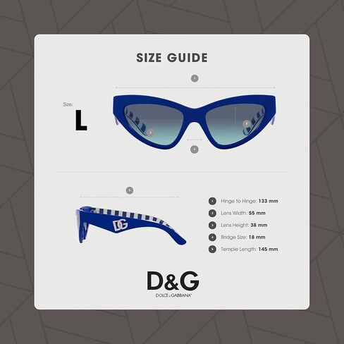 Dolce&Gabbana DG4439 3098H9 55MM Pink/Rose Gradient Grey Mirror Blue Sunglasses for Women + BUNDLE With Designer iWear Complimentary Eyewear Kit in Kuwait