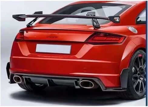 Car Bumper Rear Compatible for Audi TT TTS TTRS Carbon Fiber Back Lip Diffuser Rear Splitters Spoiler Car Accessories(Compatible for GED Carbon) in Saudi Arabia