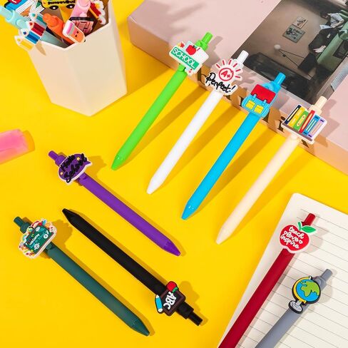 15 PCS Teacher Pens, Funny Cute Pen Black Ink Fine Point Smooth Writing Pens for Teachers, Cool Gifts Teacher Appreciation Ballpoint Pen Bulk for Students Back to School Office Supplies in Saudi Arabia