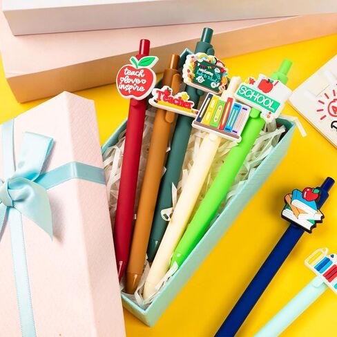 15 PCS Teacher Pens, Funny Cute Pen Black Ink Fine Point Smooth Writing Pens for Teachers, Cool Gifts Teacher Appreciation Ballpoint Pen Bulk for Students Back to School Office Supplies in Saudi Arabia