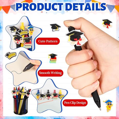15 PCS Teacher Pens, Funny Cute Pen Black Ink Fine Point Smooth Writing Pens for Teachers, Cool Gifts Teacher Appreciation Ballpoint Pen Bulk for Students Back to School Office Supplies in Saudi Arabia