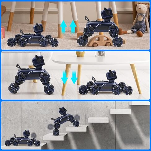8WD Gesture Sensing Stunt RC Cars, Toys Gifts for Kids 6-12 Year Old Boys Girls, 2.4Ghz Remote Control Cars, Cool Lighting with Music, Gray (Blue) in Saudi Arabia