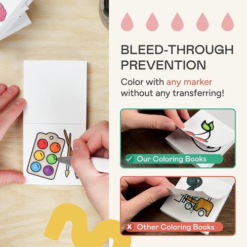Tiny Expressions Mini Coloring Books for Adults and Kids (3x3 Inches) - Pocket Size | Bulk 5 Pack Small, Simple Stress Relief Coloring Book for Relaxation, Mindfulness & Anxiety in Kuwait