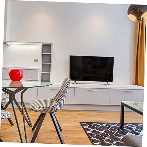 Happyyami Tv Stand Base for LCD Monitors No Drill Installation Metal Bracket for Home Office and Shops Stable Support for Flat Screens in Saudi Arabia