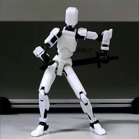 Dumwick Titan 13 Action Figure,2026 New Lucky Robot 13 Action Figures,3D Printed Action Figure,Dummy Robot 13 Action Figures Desktop Decorations Game Gifts (9 pcs) in Saudi Arabia