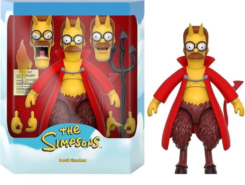 Super7 Ultimates The Simpsons Krusty the Clown - 7 "The Simpsons Action Figure مع إكسسوارات المقتنيات التلفزيونية الكلاسيكية ولعب الرجعية in Kuwait