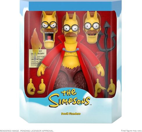 Super7 Ultimates The Simpsons Krusty the Clown - 7 "The Simpsons Action Figure مع إكسسوارات المقتنيات التلفزيونية الكلاسيكية ولعب الرجعية in Kuwait