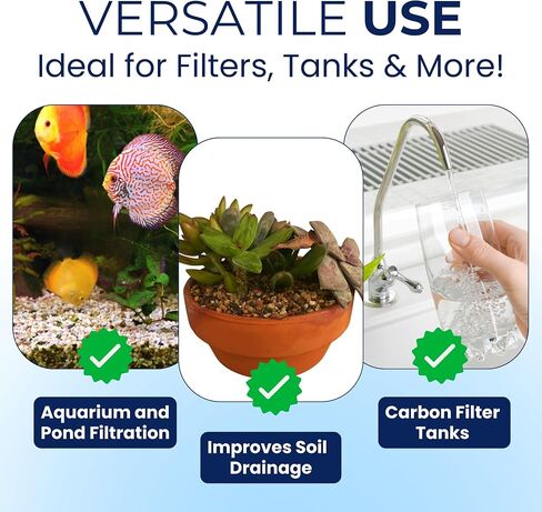 IPW Industries Water Softener Gravel - Garnet Filter Bed Media for Filter Tanks, Water Conditioners, and Water Softeners - Pure Filtration Grade Bedding Perfect for Backwashing Tanks (15 Lbs) in Saudi Arabia