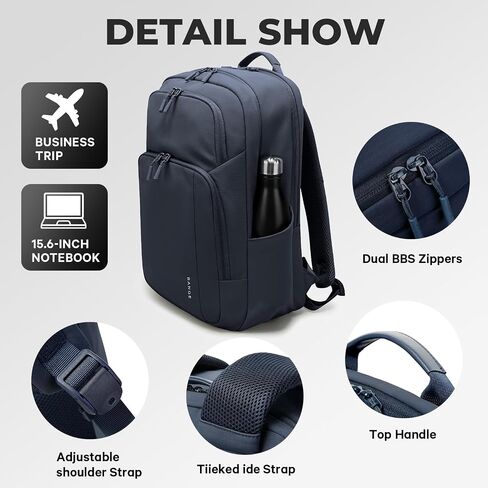 BANGE Laptop Backpack Fits for 15.6 Inches, Commute Backpacks for Daily Working,Business, Travel, Waterproof Work Bag for Men and Women in Saudi Arabia