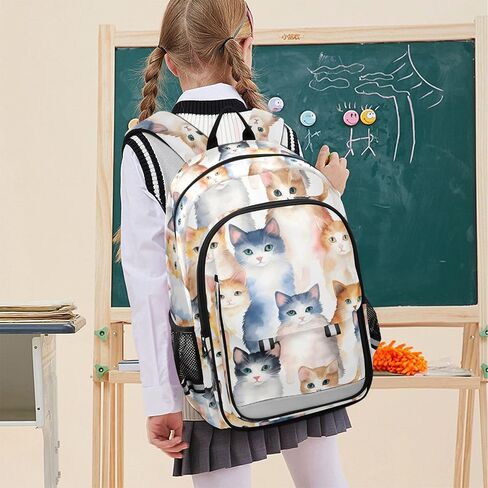 ALAZA Cute Cavalier King Charles Dog Heart Travel Laptop Backpack, 17 inch Large Laptops Backpack Business Computer Bag Casual Daypack in Saudi Arabia
