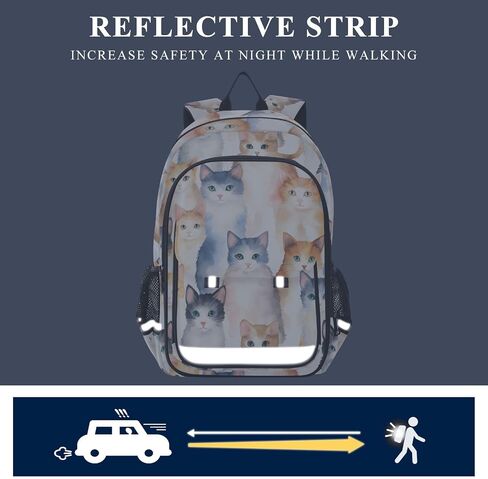 ALAZA Cute Cavalier King Charles Dog Heart Travel Laptop Backpack, 17 inch Large Laptops Backpack Business Computer Bag Casual Daypack in Saudi Arabia