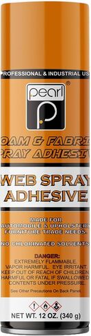 Pearl Professional Quality Multipurpose Spray Adhesive - Wide Spray Reach, Made in USA, Temporary and Permanent Bonding - 6oz Can in Saudi Arabia