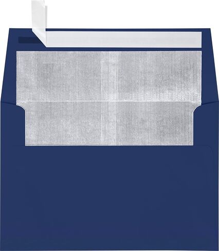 LUXPaper A8 Foil Lined Invitation Envelopes | Peel & Press | 5 1/2" x 8 1/8" | Natural w/Gold LUX Lining | 60lb. Text | 50 Qty in Saudi Arabia
