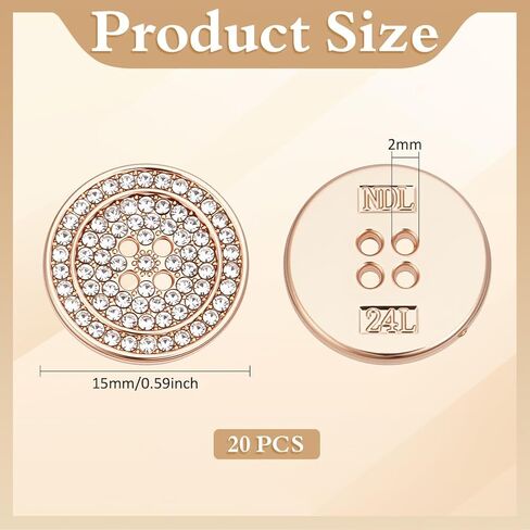 MAYJOYDIY 20 Pcs Silver Flat Round Rhinestone Buttons 0.5 Inch 4-Hole Platinum Rhinestone Embellishments Flatback Handcraft Fasteners for Shirts Bags Jeans Jewelry Making in Saudi Arabia