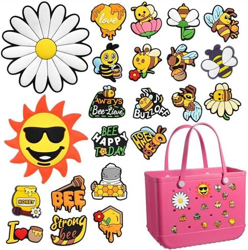 سحر ملحقات حقيبة Bogg لسحر حقائب الشاطئ ، DIY ، PVC Bulk Design Bogg Bag Charm Beach Pool Party Party in Kuwait