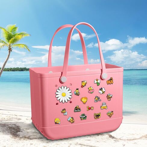 سحر ملحقات حقيبة Bogg لسحر حقائب الشاطئ ، DIY ، PVC Bulk Design Bogg Bag Charm Beach Pool Party Party in Kuwait