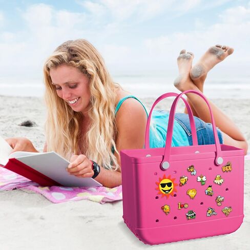 سحر ملحقات حقيبة Bogg لسحر حقائب الشاطئ ، DIY ، PVC Bulk Design Bogg Bag Charm Beach Pool Party Party in Kuwait