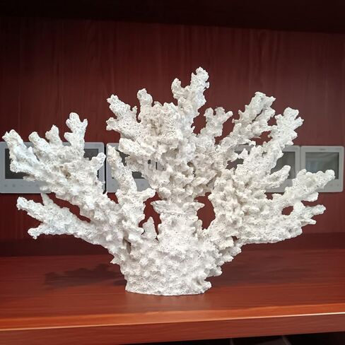 الشعاب المرجانية Decorlwhite ، تماثيل المرجان الاصطناعي ، الزخارف البحرية للمنازل ذات الطابع الشاطئ ، زينة المحيط المرجانية الاصطناعية (رمز متوسط) in Kuwait