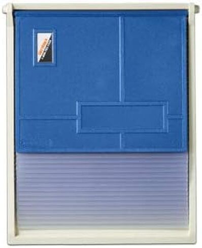 Carstens 16-Pocket Kardex-Visitray Document Filing System for 11" x 8.5" Sheets, Blue in Saudi Arabia