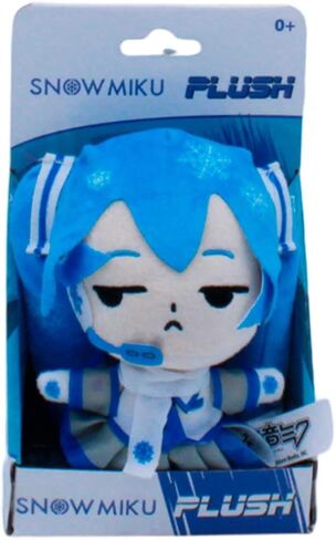 Hatsune Miku Snow Miku 6" Plush Toy – Light Blue Winter Hatsune Miku Doll – Kawaii Vocaloid Collectible Stuffed Figure for Anime Fans & Kids in Saudi Arabia