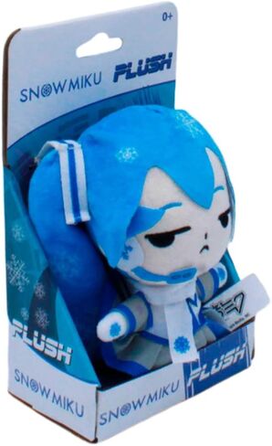 Hatsune Miku Snow Miku 6" Plush Toy – Light Blue Winter Hatsune Miku Doll – Kawaii Vocaloid Collectible Stuffed Figure for Anime Fans & Kids in Saudi Arabia
