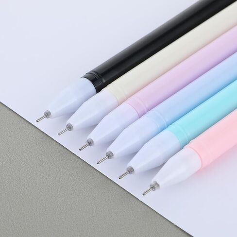 6 PCS Cat Pens ، Kawaii Cute Cartoon Gel Lotelful Gel Ambels for Children Office Office School Setclies Girls Hightery Hightery Cute Writedles Drayles Drawings Notes Notes in Kuwait