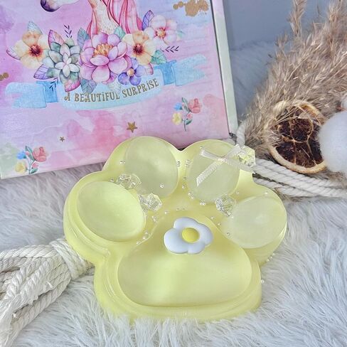Big Taba Squishy Cat Paw ، 5 في لعبة Barge Paw Squeeze للتخفيف من الإجهاد والاسترخاء ، تململ الضيق اللزج ألعابًا لصالح الحفلات هدية عيد ميلاد الجدة (Tri-Color) in Kuwait