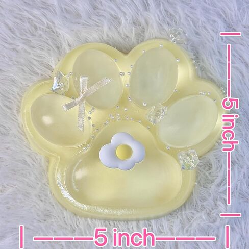 Big Taba Squishy Cat Paw ، 5 في لعبة Barge Paw Squeeze للتخفيف من الإجهاد والاسترخاء ، تململ الضيق اللزج ألعابًا لصالح الحفلات هدية عيد ميلاد الجدة (Tri-Color) in Kuwait