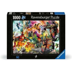 Ravensburger DC Collector’s Edition The Flash 1000 Piece Jigsaw Puzzle for Adults - 12000748 - Handcrafted Tooling, Made in Germany, Every Piece Fits Together Perfectly