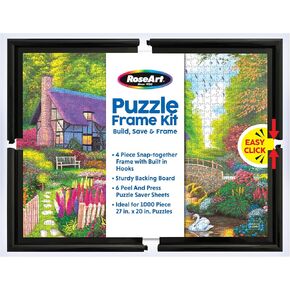 RoseArt Puzzle Frame Kit, A Great Way to Build, Save, Frame, Display and Preserve Your Favorite Jigsaw Puzzle