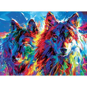 Buffalo Games - Blend COTA - Wolves True Love - 1000 Piece Jigsaw Puzzle for Adults - Challenging Puzzle Perfect for Game Nights - Finished Size is 26.75 x 19.75