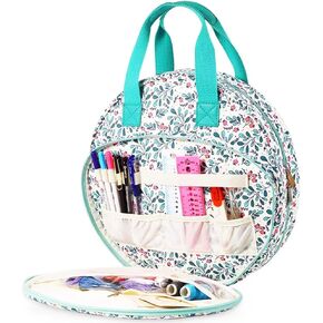 YNGNEST Embroidery Storage Bag,Portable Embroidery Bag for Embroidery Kits (Bag only)