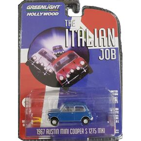 Collectibles Greenlight 44880-A Hollywood Series 28 - The Italian Job - 1967 Mini S 1275 MkI - Blue1/64 Scale