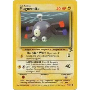 Pokemon - Magnemite (79) - Base Set 2