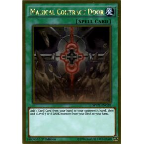 YU-GI-OH! - Magical Contract Door (MVP1-ENG20) - The Dark Side of Dimensions Movie Pack Gold Edition - 1st Edition - Gold Rare