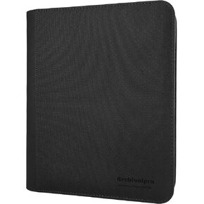 Top Loader Binder 4 Pocket 128 Toploader Trading Card Binders Ringless Premium Card Binder Cards Storage Display(White)