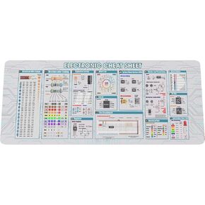 Ver 2 Guitar Theory Cheat Sheet Mousepad, Guitar Theory Mouse Mat, Music Cheat Sheet Mouse Pad, Chords,Piano Cheat Sheet Beginners, Musician, Music Production, Home Studio NVA