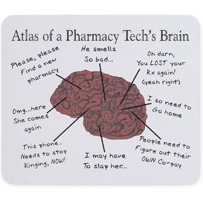 CafePress Pharmacy Technician Mousepad Non-Slip Rubber Gaming Mousepad in Saudi Arabia