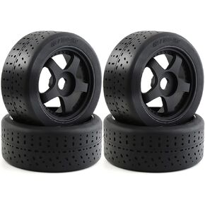 4PCS RC Wheel Tires,Plastic Assembled RC Tires 100x42mm Suitable for ARA109011/ARA109001/ARRMA1/7 Infraction ARA 55006 Model Car