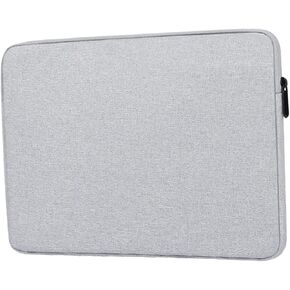 POPETPOP Laptop Bag Portable Computer Pouch Simple Briefcase for Outdoor Travel and Home Use Durable Grey Notebook Handbag for Organized Storage