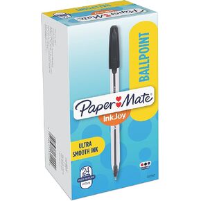 Papermate 2013157 InkJoy 50ST Ballpoint Pens, 1mm Medium Point, Ultra Smooth Ink, Assorted Colors, Pack of 24