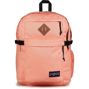 JanSport Main Campus Backpack - Travel or Work backpack w 15-Inch Laptop Sleeve and Dual Water Bottle Pockets, Peach Bum