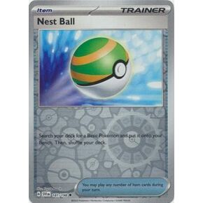 Pokemon - Nest Ball 181/198 - Scarlet & Violet - Reverse Foil Card