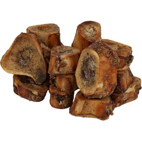 Adventure Dog Bones, Delights, 1-2", 8 PC - All-Natural, Center-Cut, Long-Lasting, Healthy, Single Ingredient, Bone Marrow, Hand-Trimmed, Slow-Roasted, Made in The USA, No Additives