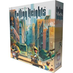 AEG Rolling Heights | Roll Your Meeples, Build The City | Push Your Luck, Pool Building Construction Game Set in The 1920's | 2-4 Players | Ages 10+