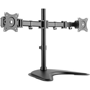 Dual-Screen Monitor Stand, Multi-Screen Computer Stand with Rotating arm and Built-in Base Without Punching Holes E270
