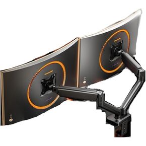 Dual-Screen Monitor Stand one-to-Two Robotic arm Desktop Computer Double-arm Base Screen Support Frame T6JD-2B