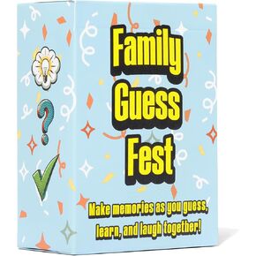 Family Guess Fest - A Lively Family Game Where You Laugh, Learn, and Create Memories Together - Playful Conversation Starter Game for Kids, Teens, and Adults - Family Games