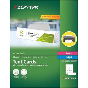 200 بطاقة خيمة ، بطاقات مكان قابلة للطباعة لإعداد الجدول ، 2x3.5 بوصة ، بطاقات الأسماء للليزر أو طابعات الحبر ، حفل زفاف ، حفل عشاء ، بوفيه ، 50 ورقة in Kuwait