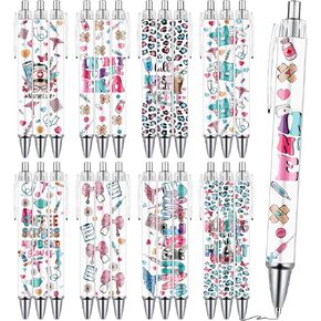 Paris Ballpoint Pens Set - 24 Pcs Eiffel Tower Pens City Travel Souvenirs Gift French Paris Smooth Writing Ballpoint Bulk for Women Girls Teacher Traveler Office School Supplies Party Gift